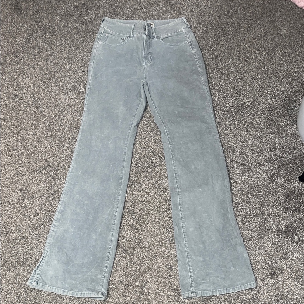 Free People Flare Elegant Women's Light Gray Flare Jeans